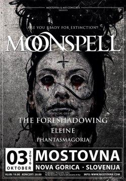 Moonspell, ponedeljek, 03.10.2016, Nova Gorica (Mostovna)!