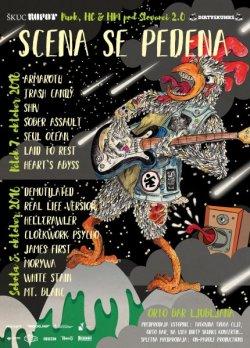 Časovnica za dvodnevni koncert Scena se pedena v Orto baru!