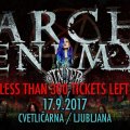 Nova časovnica koncerta Arch Enemy v nedeljo