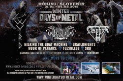 Nove potrditve na festivalu Winter Days of Metal