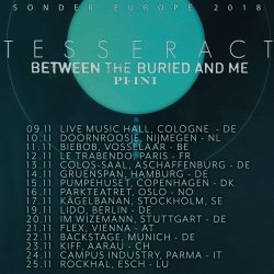 Tesseract, Between The Buried And Me in Plini na evropsko turnejo