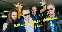 Koncert Vagabunda, petek, 5. 10. 2018, Ljubljana (Prulček) 