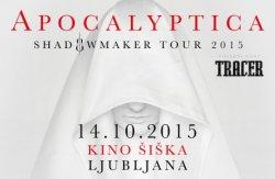 Ne pozabite Apocalyptica, sreda, 14.10.2015, Ljubljana (CUK Kino Šiška)!