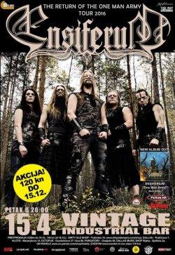 Ensiferum, petek, 15.04.2016, Zagreb (Vintaga Industrial bar), Hrvaška!