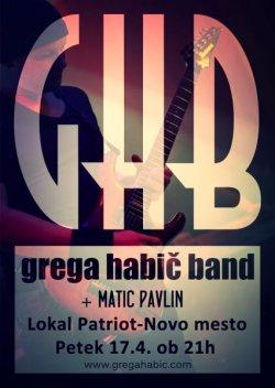 Grega Habič Band, petek, 17.04.2015, Novo mesto (Lokalpatriot)!