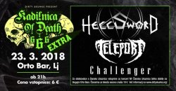 Hellsword, Teleport in Challenger, petek, 23.03.2018, Ljubljana (Orto bar) !