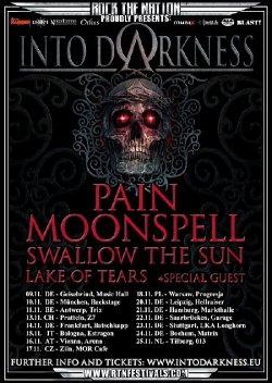Pain, Moonspell (Swallow The Sun, Lake Of Tears. Scar Of The Sun), 16.11.2012, Dunaj (Gasometer), Avstrija!