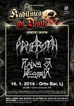 Armaroth, Plains of Despair, 16.1.2014, Orto bar