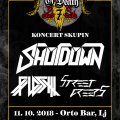 Shotdown, Flesh, Street Creeps, četrtek, 11.10.2018, Ljubljana (Orto bar)!
