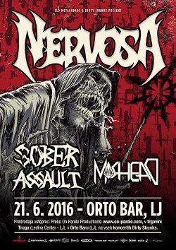 V Orto bar prihajajo Nervosa, Sober Assault, Moshead!