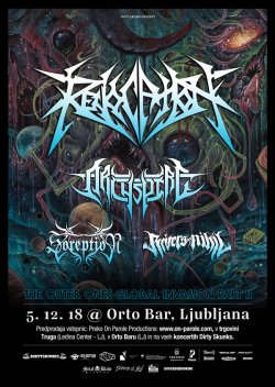 Revocation, Archspire, Rivers of Nihil, Soreption, sreda, 5. 12. 2018 - Ljubljana (Orto Bar)
