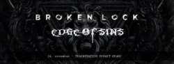 Broken Lock, Edge of Sins, petek, 24.11.2017, Kranj (Transtation Subart)!