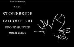 Stonebride, Fall Out Trio, Mokre gljive, Drone Hunter, 16.01.2014, Ljubljana (Gromka)!
