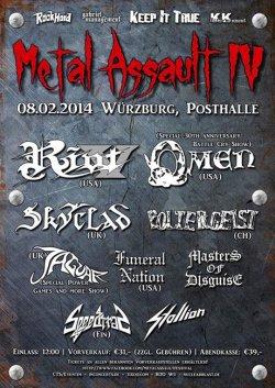 Metal Assault: sobota, 08.02.2014 @ Würzburg (Posthalle), Nemčija