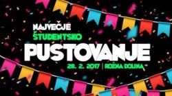Največje študentsko pustovanje!