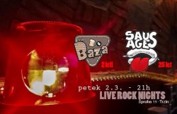 Sausages, petek, 2.3.2018, Trzin (klub ZIP Baza)!
