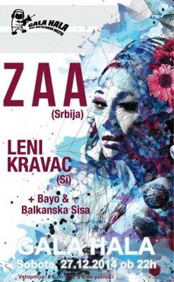 ZAA, Leni Kravac, sobota, 27.12.2014, Ljubljana (Gala hala)!